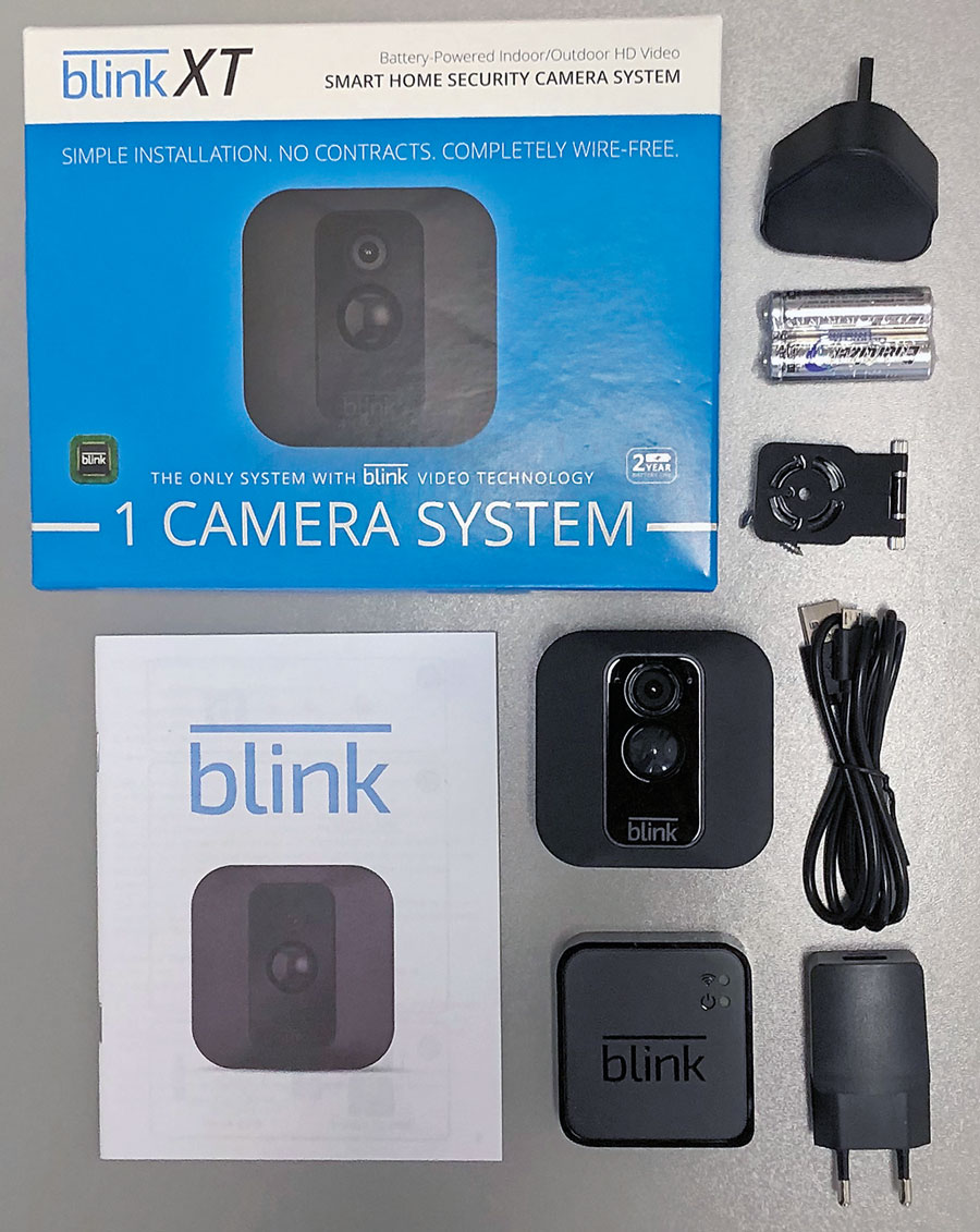 Blink XT Lieferumfang Einzelset