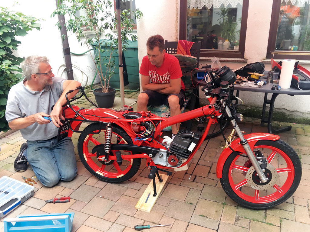 Vorbereitungen - Mit 50 ccm nach Gibraltar und zurück 