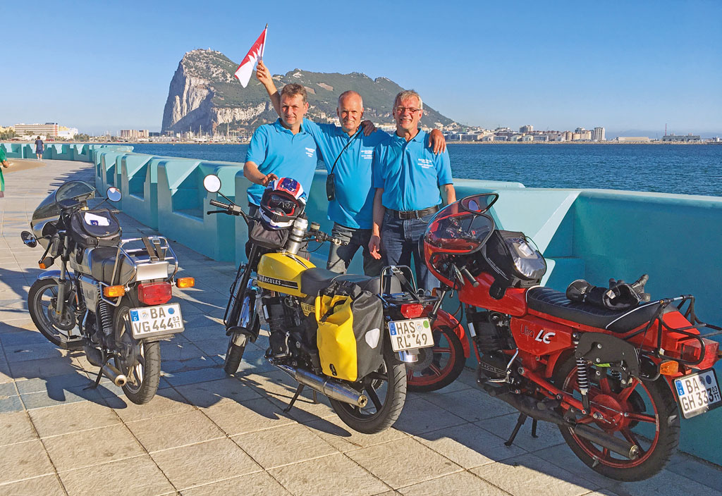 Mit 50ccm nach Gibraltar und zurück
