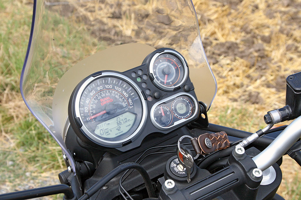 Cockpit - Royal Enfield Himalayan, Modell 2018