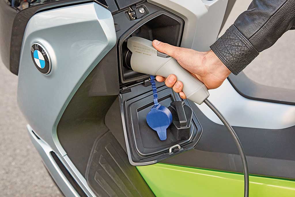 BMW C evolution - Ladebuchse