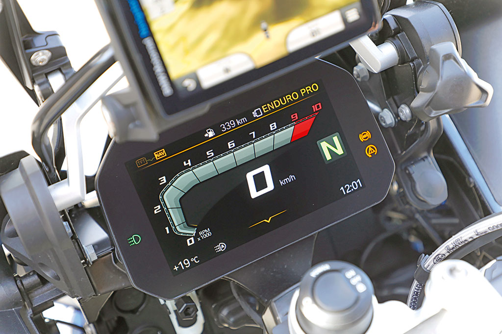Cockpit BMW R 1250 GS Adventure, Modell 2019