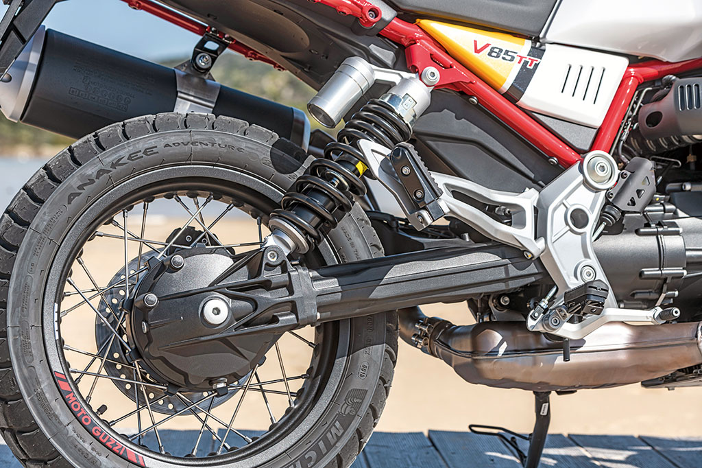 Der Kardan ist alternativlos in der Klasse: Moto Guzzi V85 TT Modell 2019