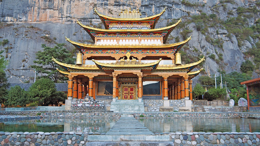 Tempel in Qizong