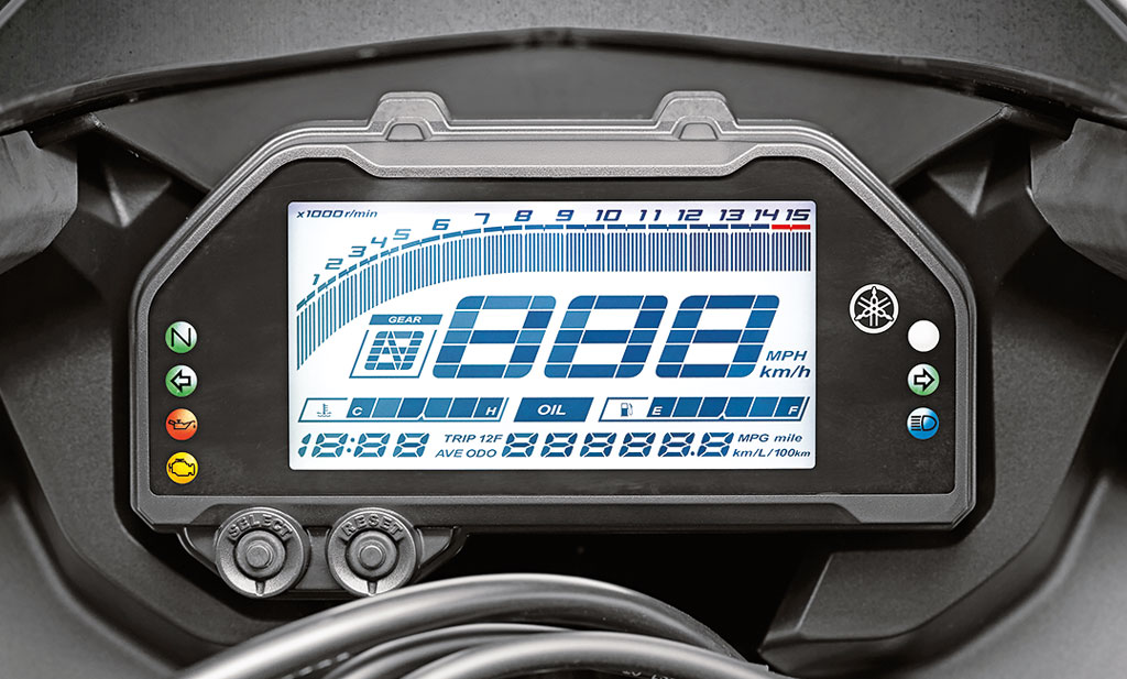 Cockpit Yamaha YZF-R125 Modell 2019