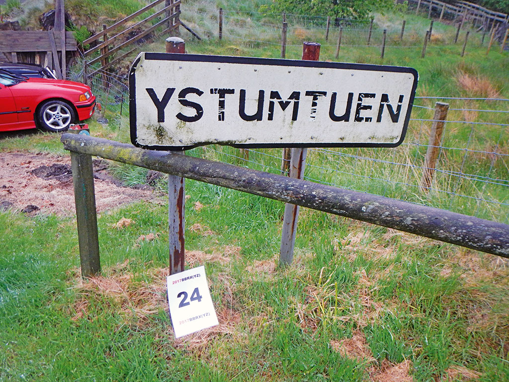 Gefundener Wegepunkt bei der Brit Butt Rally