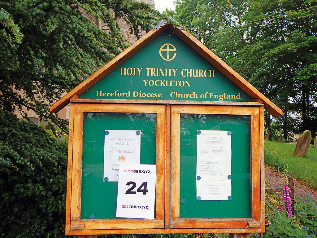 Gefundener Wegepunkt bei der Brit Butt Rally