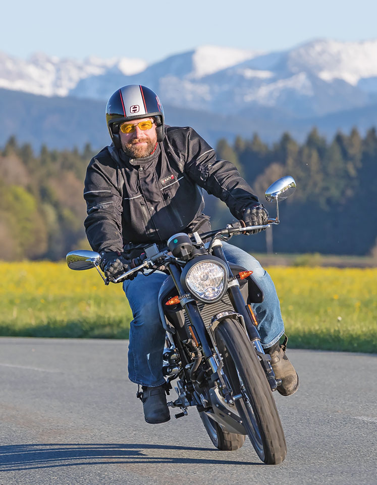 Frontansicht der Mondial HPS 125i - Modell 2019