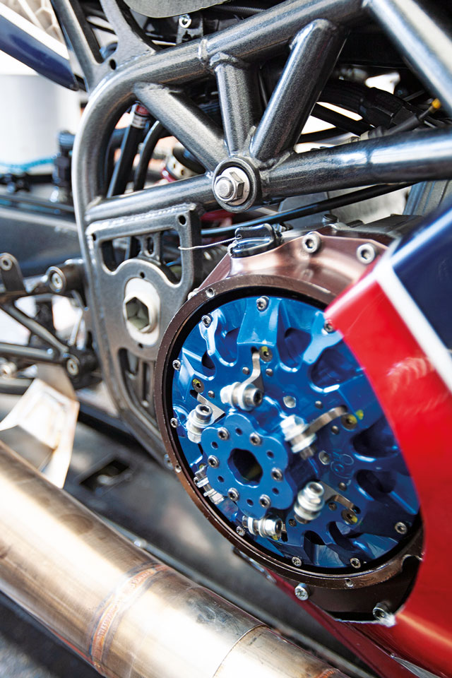 Super-Street-Bikes - Gitterrrohrrahmen bei Steve Venables Bike