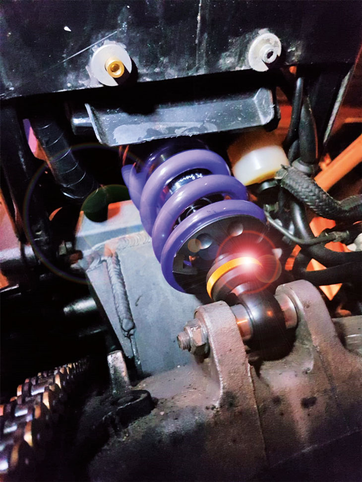 Hyperpro Federbein in Honda X-eleven / X11 