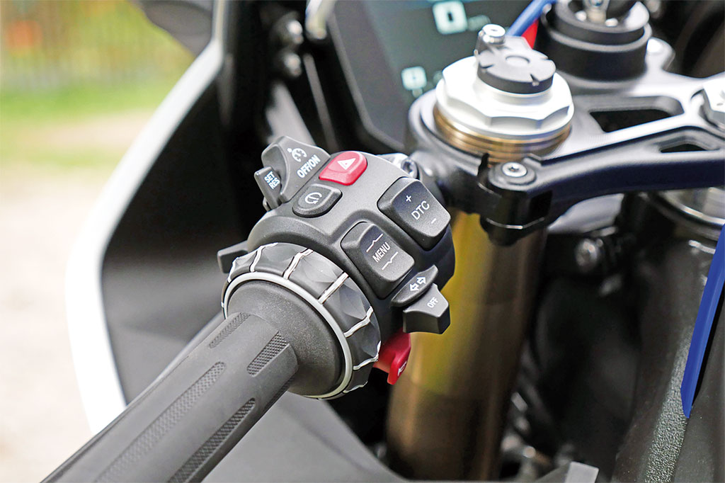 Linke Griffarmatur: BMW S 1000 RR, Modell 2019