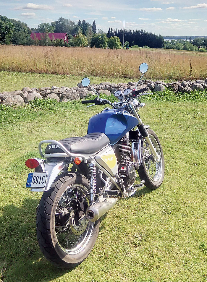 SWM 440 Gran Turismo, Heck