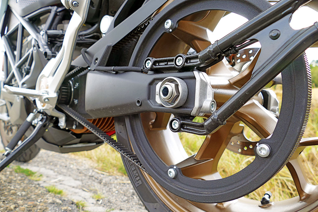 Zahnriemen an der Zero SR/F, Modell 2019