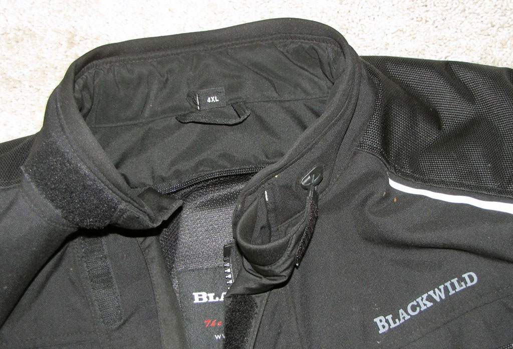 Kragen-Befestigung, Blackwild Nr.1 Textilkombi