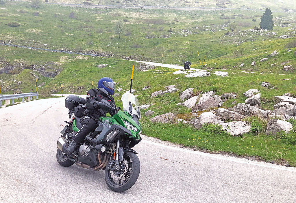 In den Alpen - Kawasaki Versys 1000 SE, Modell 2019