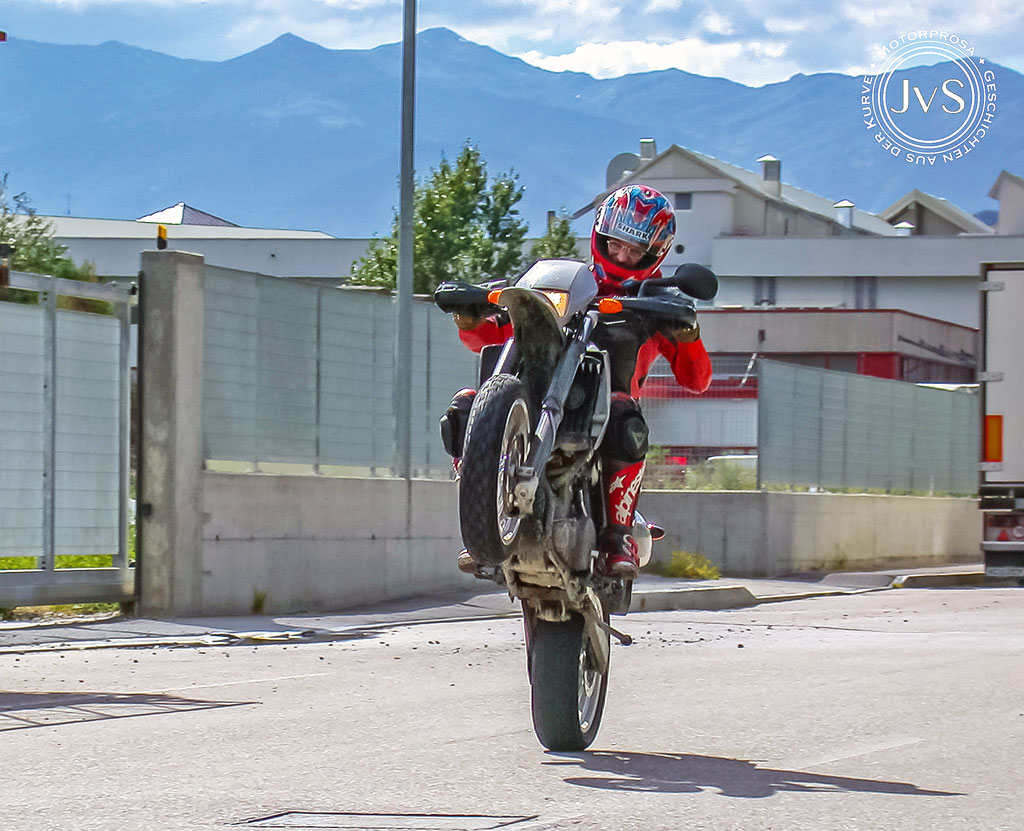 Motorprosa - Noch mal gut gegangen... Bin ich Rossi?