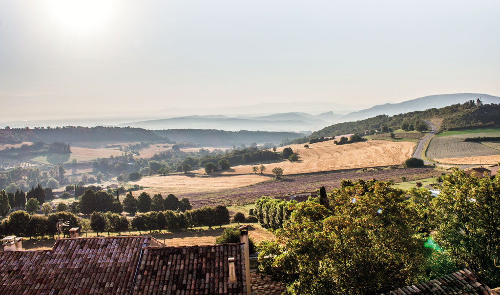Der Tag beginnt - Motorrad-Urlaub in der Provence