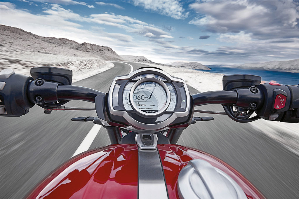 Cockpit Triumph Rocket 3 R / GT Modell 2020