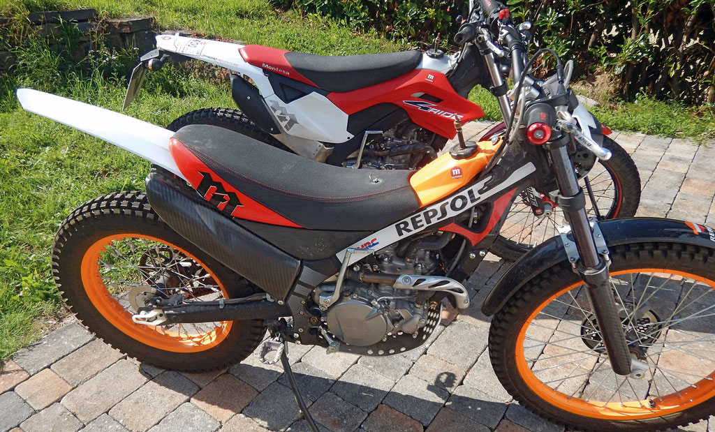 Die Sitzbank macht auch die Montesa 4RT tourentauglich