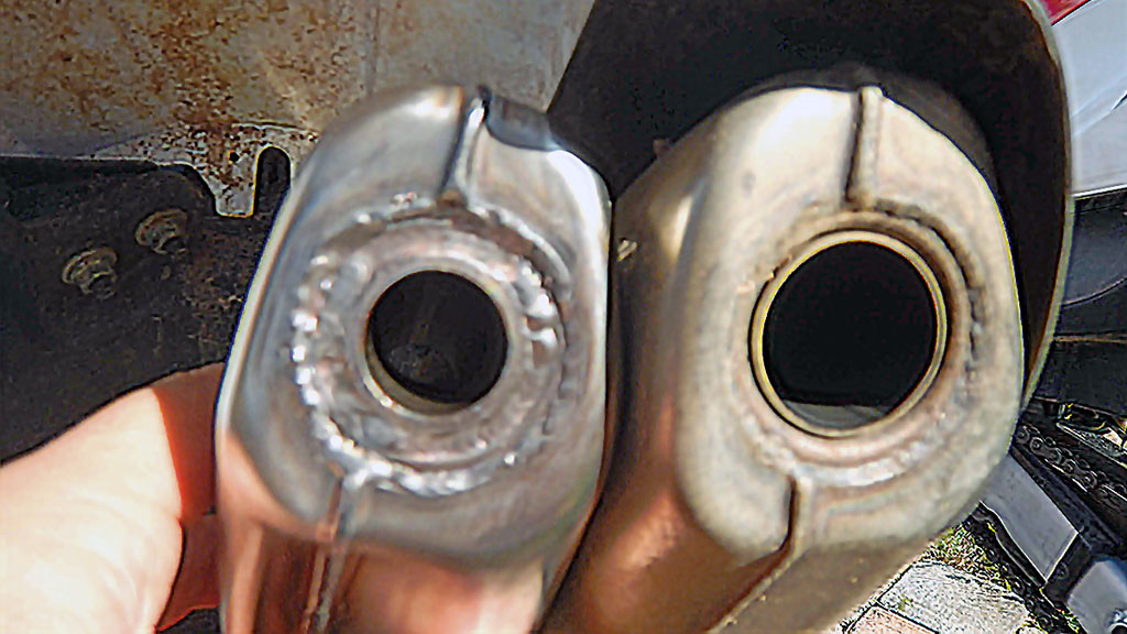 Montesa: Drosselung über den Auspuff