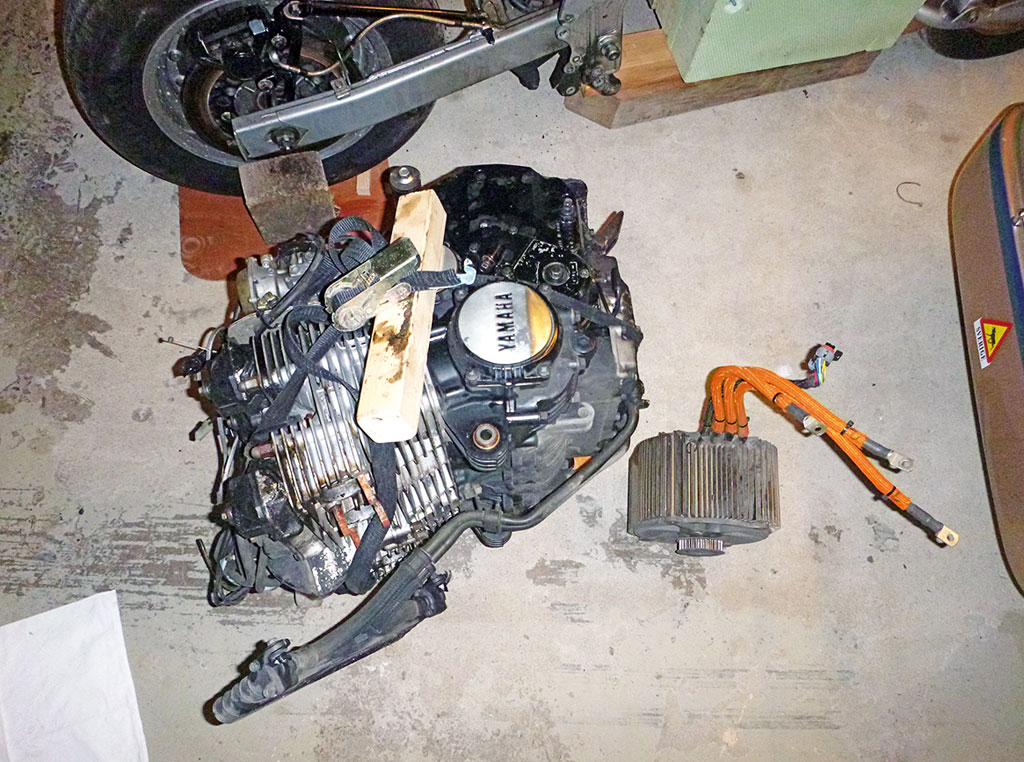 Vergleich - Yamaha FJ vs. Zero Motor