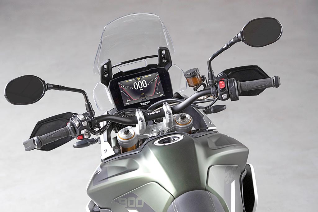 Cockpit - Triumph Tiger 900, Modell 2020