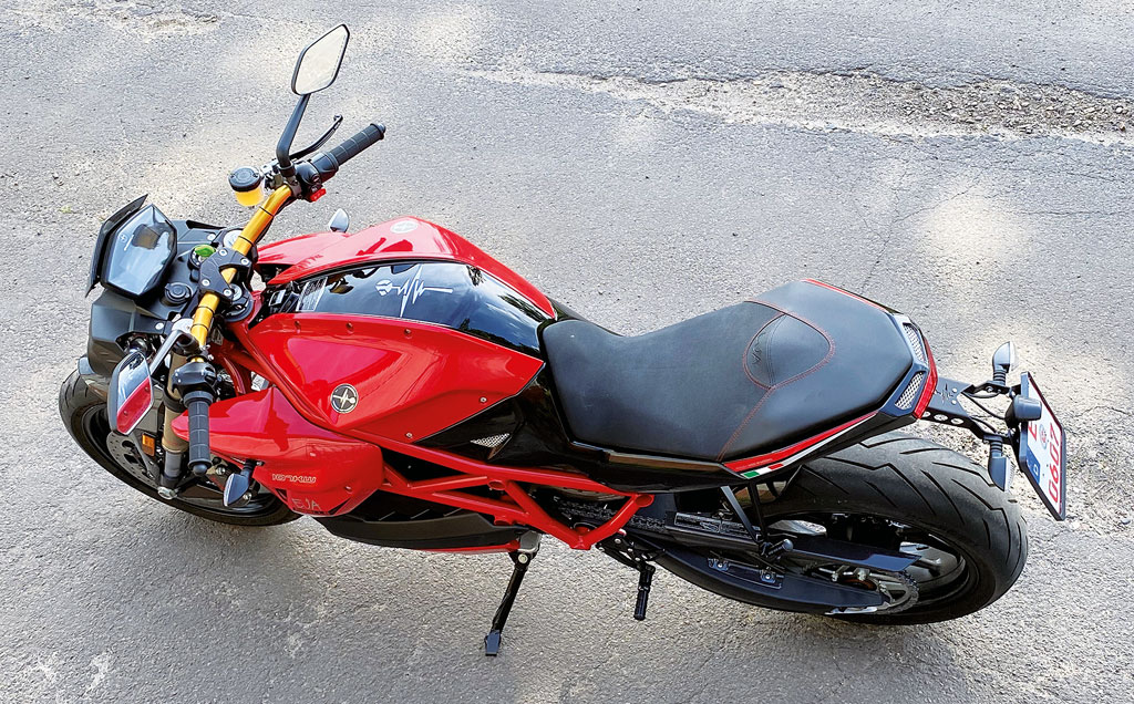 Von oben: Energica Eva Ribelle, Modell 2020