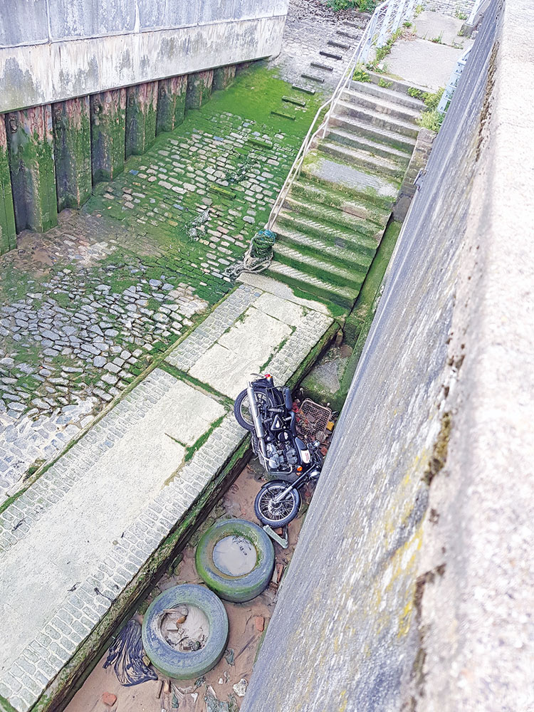 Ebbe - und ein Anblick zum Heulen!