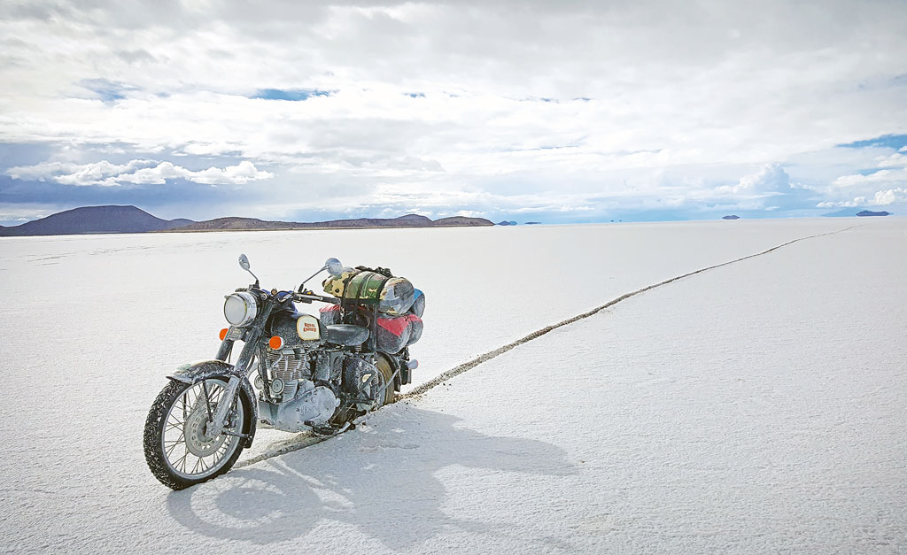 Unterwegs in der Salar de Uyuni in Bolivien