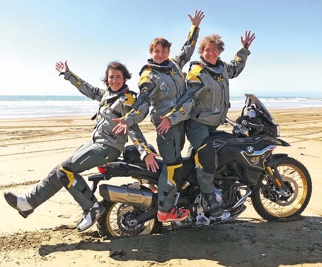 Auch das ITF 2 hatte viel Spaß bei der BMW GS Trophy 2020 in Neuseeland