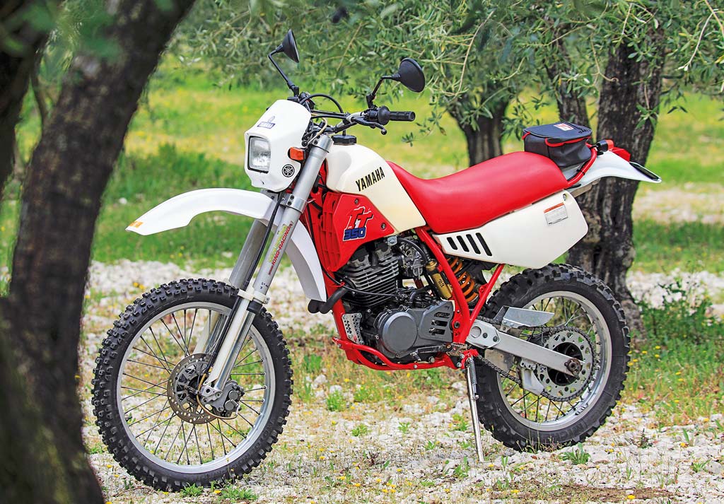 Restaurierte Yamaha TT 350 - immer noch purer Fahrspaß