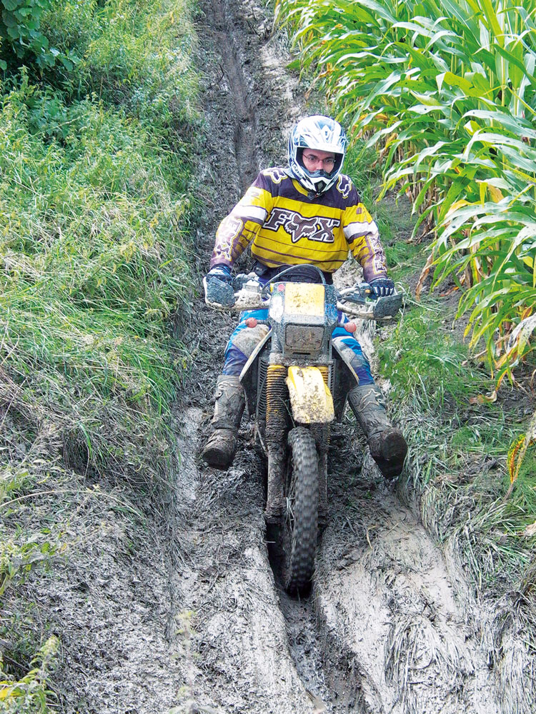 Schlammfahrt - Suzuki DR-Z 400S