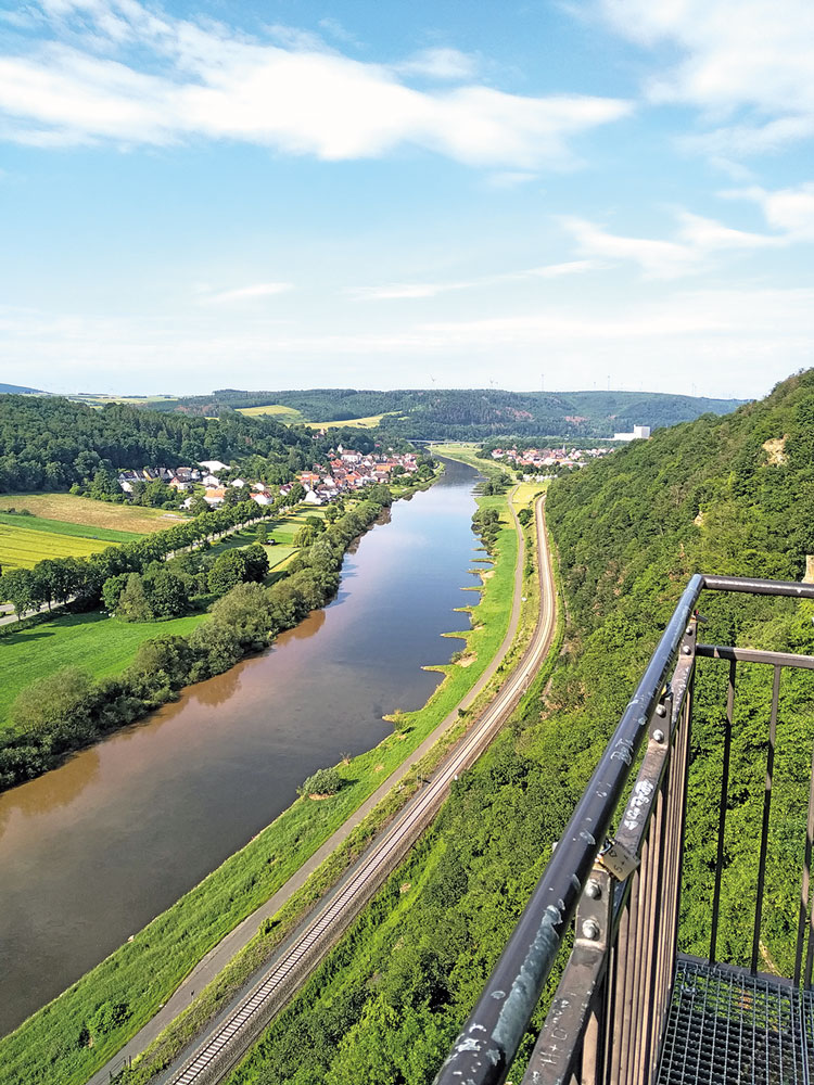 Der Skywalk an der Weser Der Skywalk an der Weser