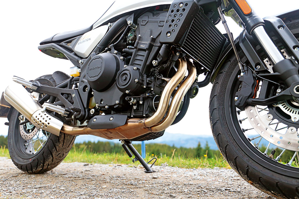 Zweizylinder der Brixton Crossfire 500 Zweizylinder der Brixton Crossfire 500