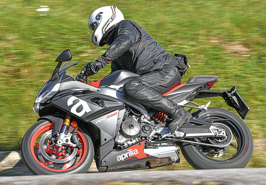 Aprilia RS 660 Modell 2021, schwarz