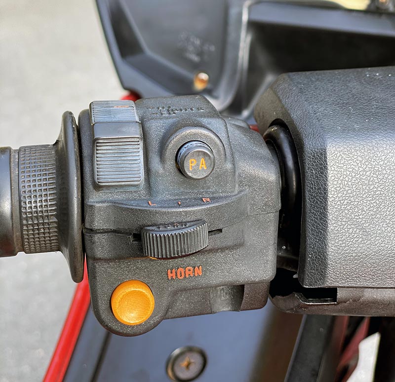 Schaltereinheit links, Honda CX 500 Turbo, Bj. 1982 Schaltereinheit links, Honda CX 500 Turbo, Bj. 1982