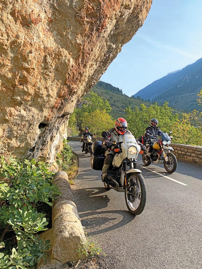 Motorradfahren in Südfrankreich