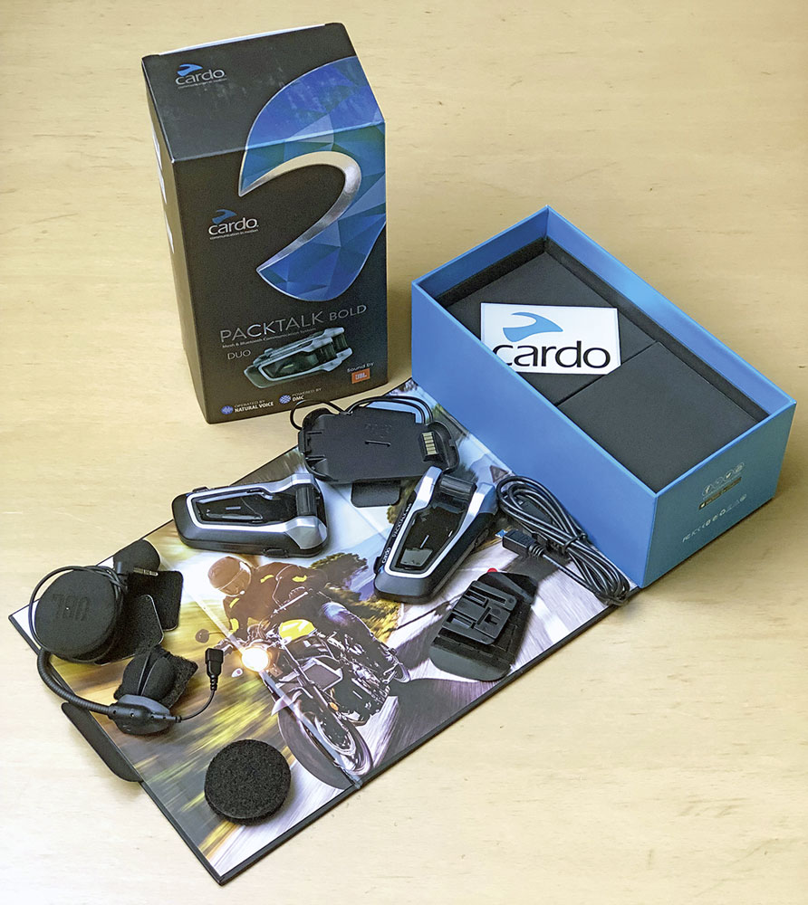 Lieferumfang - Cardo Packtalk Bold Duo Lieferumfang - Cardo Packtalk Bold Duo