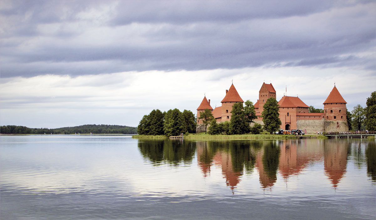 Motorradreise ins Baltikum - die Burg von Trakai Motorradreise ins Baltikum - die Burg von Trakai