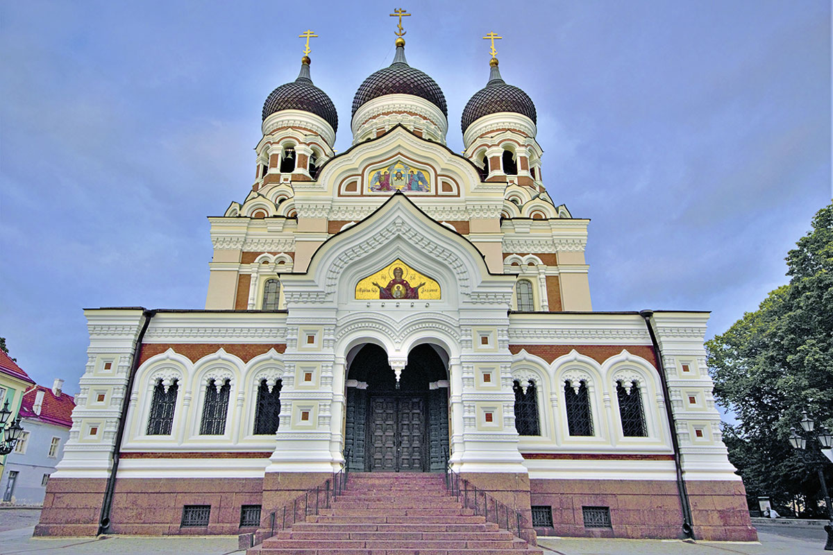 Russisch-Ortodoxe Kirche in der Tallinner Altstadt - Motorradreise ins Baltikum Russisch-Ortodoxe Kirche in der Tallinner Altstadt - Motorradreise ins Baltikum