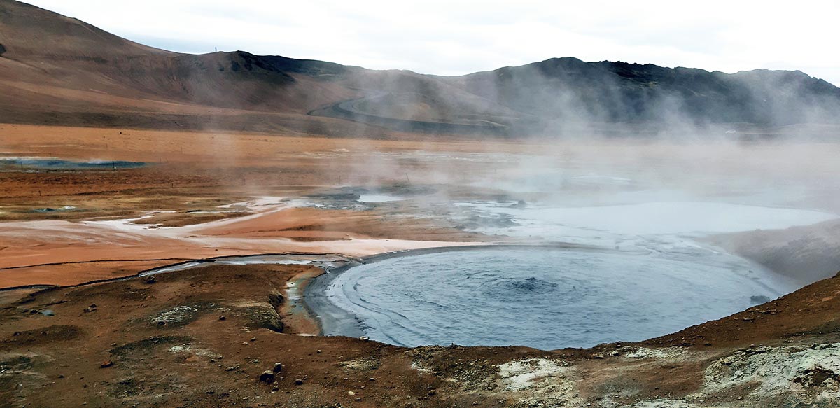 Motorradreise Island mit BMW R27 Gespann