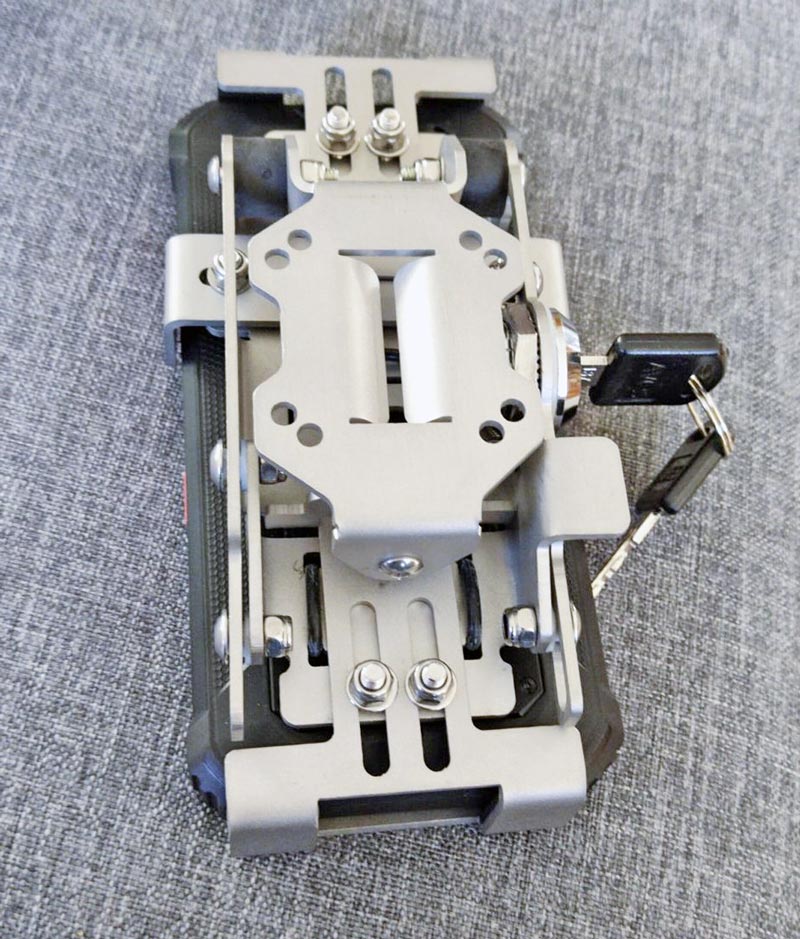 Abschließbare Metallhalterung von Holder4bikers Abschließbare Metallhalterung von Holder4bikers