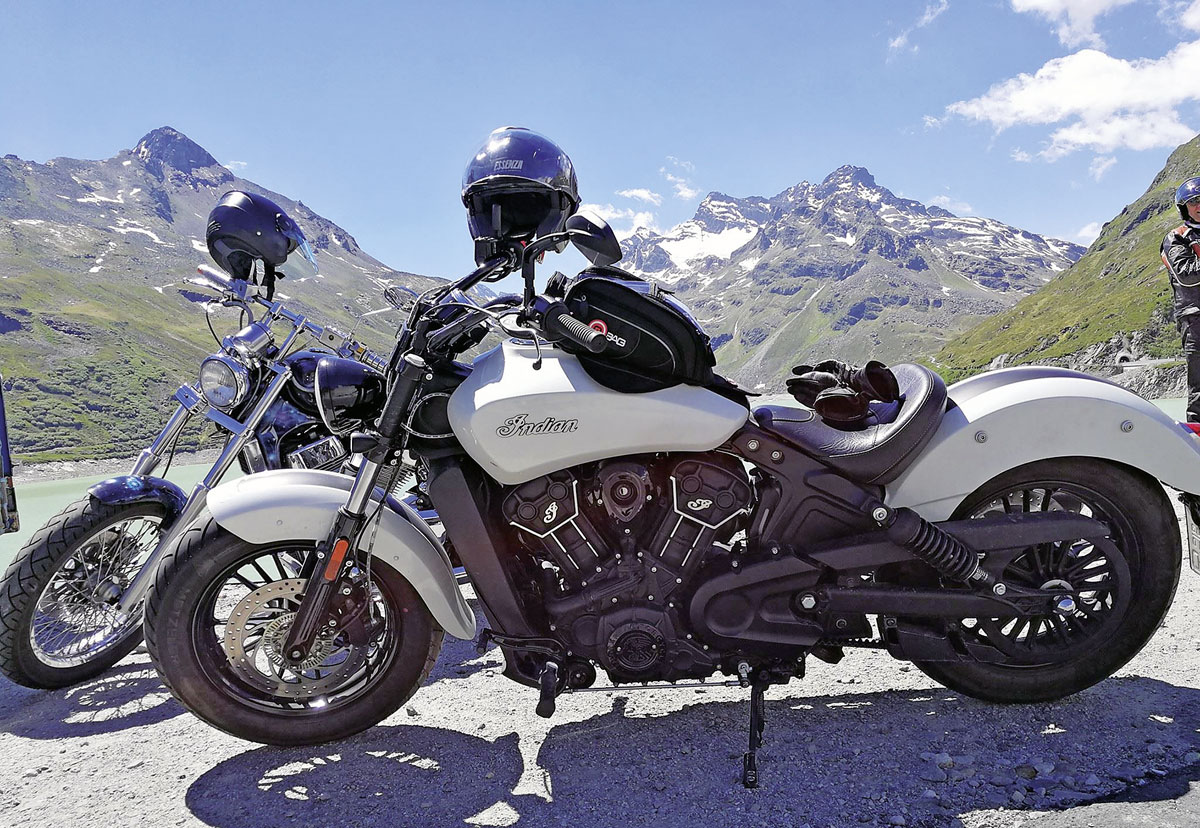Alpentour - Indian Scout Sixty - 50.000 km Erfahrung
