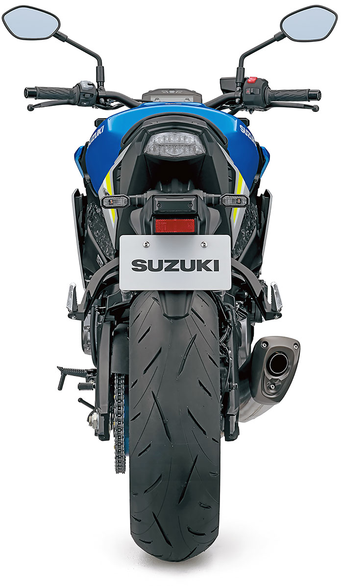 Heckansicht Suzuki GSX-S1000 Modelljahr 2021 Heckansicht Suzuki GSX-S1000 Modelljahr 2021