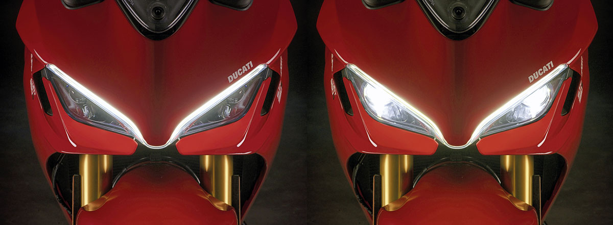 Tagfahrlicht Ducati Supersport 950 S, Modell 2021 Tagfahrlicht Ducati Supersport 950 S, Modell 2021