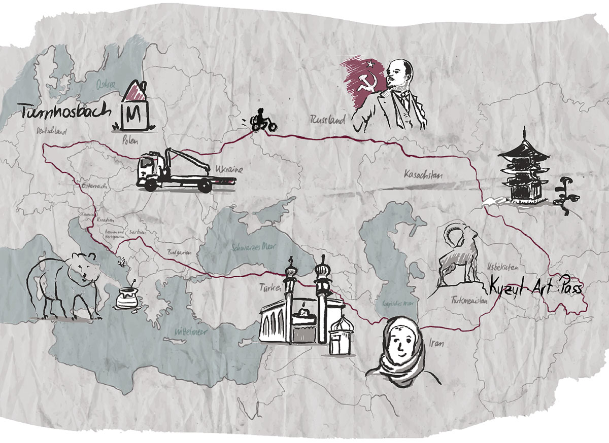 Motorradreise "Über Grenzen" - Margot Flügel-Anhalt Motorradreise "Über Grenzen" - Margot Flügel-Anhalt