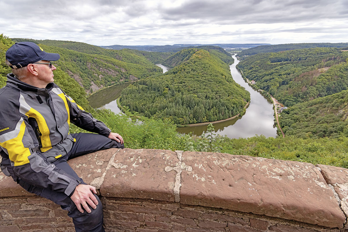 Motorradtour Saar-Nahe-Bergland - Saarschleife bei Orscholz Motorradtour Saar-Nahe-Bergland - Saarschleife bei Orscholz