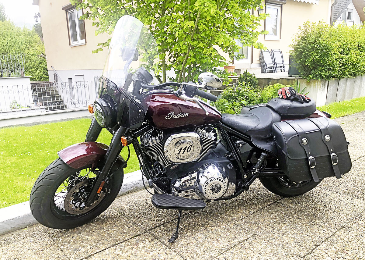 Indian Super Chief Limited - Das Windschild lässt sich leicht demontieren