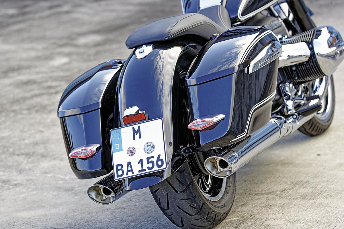 Formschönes Heck der BMW R 18 B Formschönes Heck der BMW R 18 B