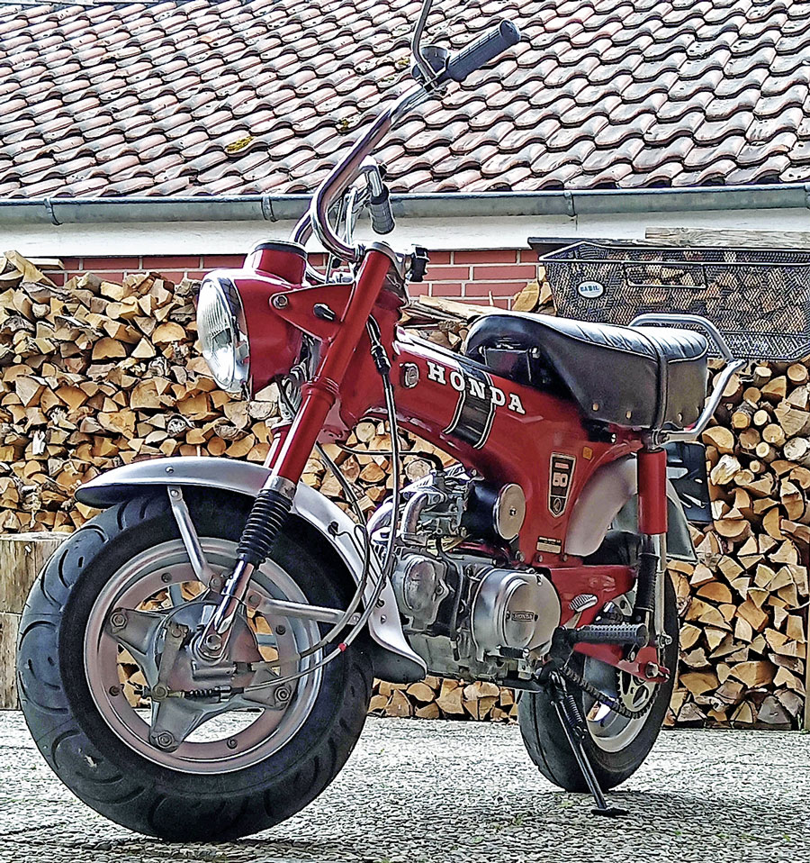 Die Dax kann sich sehen lassen - ein praxistauglicher Oldtimer. Die Dax kann sich sehen lassen - ein praxistauglicher Oldtimer.